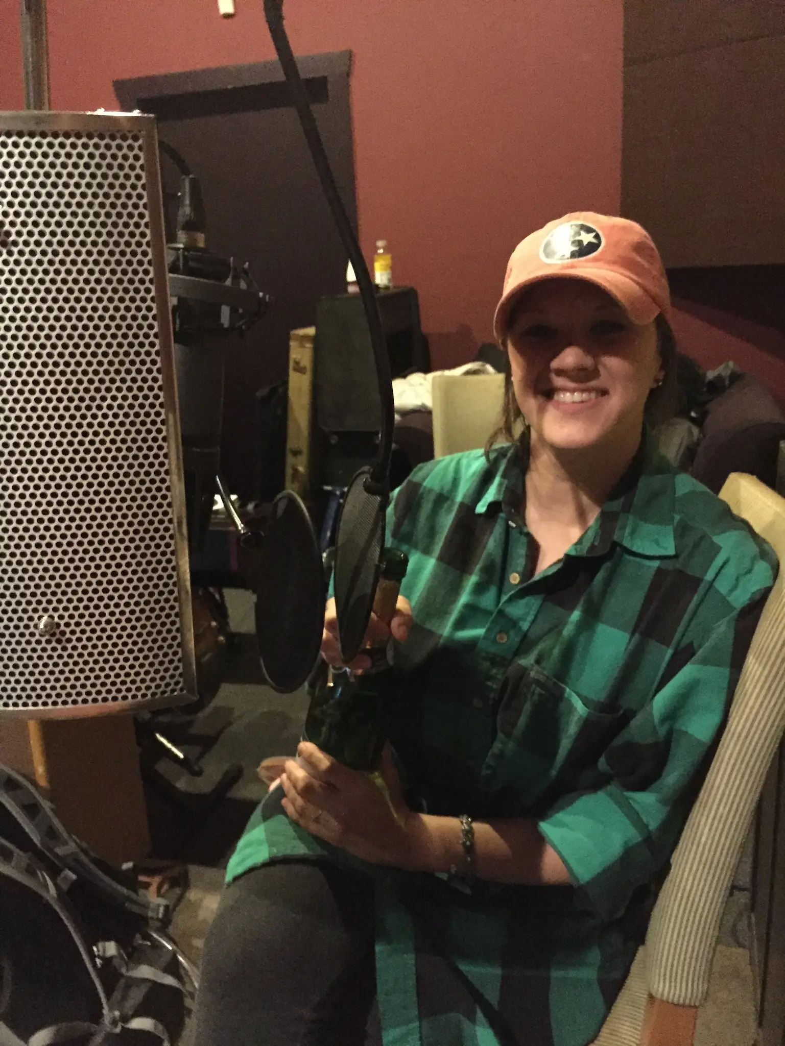 A studio session in progress